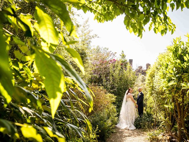 Gary and Becky's Wedding in Beaulieu, Hampshire 75