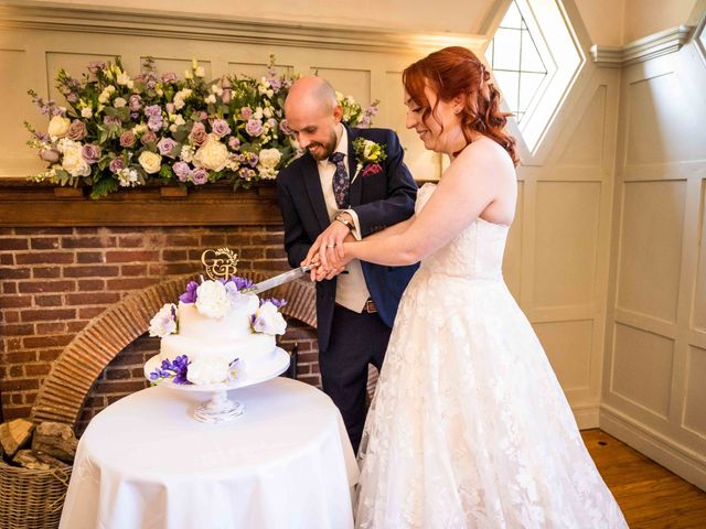 Gary and Becky's Wedding in Beaulieu, Hampshire 98