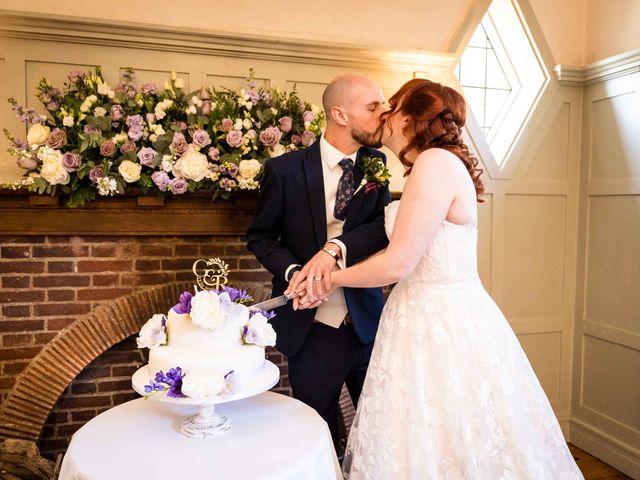 Gary and Becky's Wedding in Beaulieu, Hampshire 99