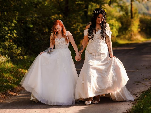 Samantha and Kemi&apos;s Wedding in Brecon, Powys 56