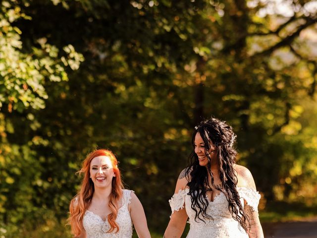 Samantha and Kemi&apos;s Wedding in Brecon, Powys 57