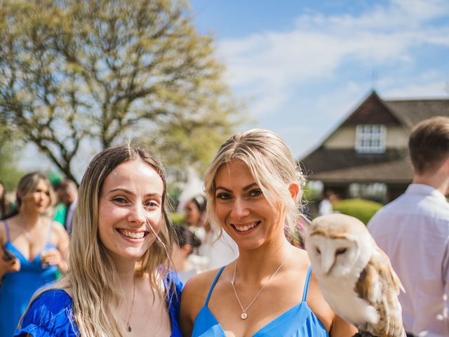 Harry and Bex's Wedding in Lower Froyle, Hampshire 7