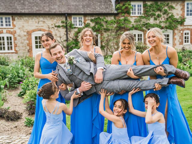 Harry and Bex's Wedding in Lower Froyle, Hampshire 11