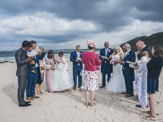 Charlotte and Saeed&apos;s Wedding in St. Ives, Cornwall 34