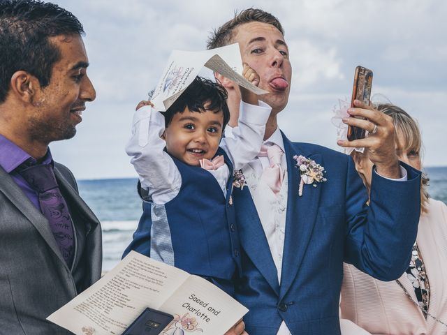 Charlotte and Saeed&apos;s Wedding in St. Ives, Cornwall 37