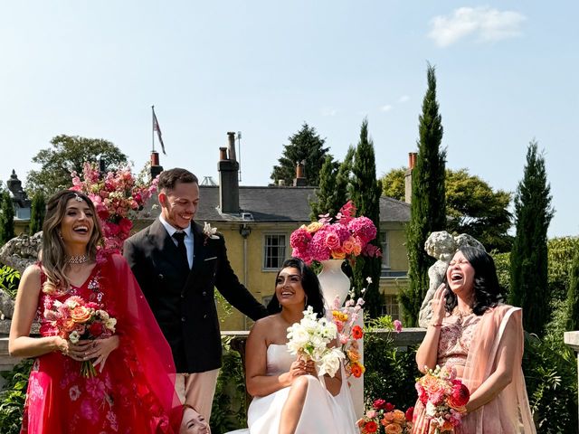 Luciano and Sharmin&apos;s Wedding in Bletchingley, Surrey 8