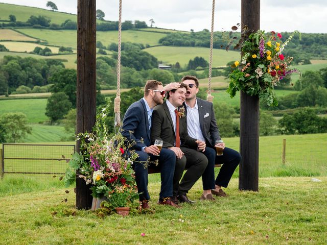 George and Claire&apos;s Wedding in Tiverton, Devon 57