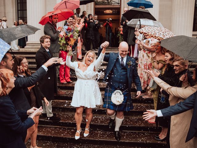 Paige and Thomas's Wedding in Marylebone, West Central London 22