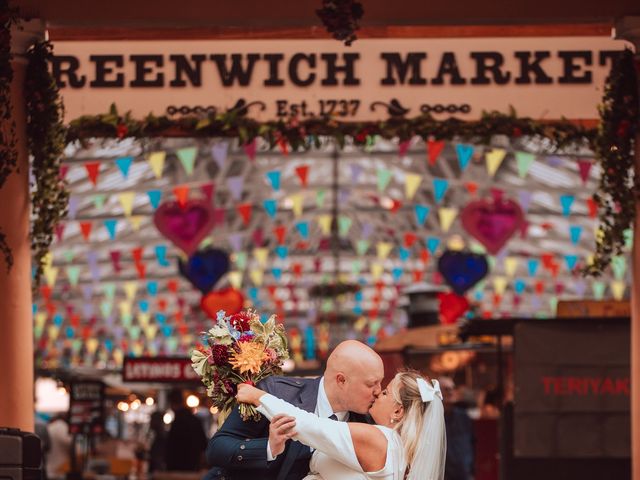 Paige and Thomas's Wedding in Marylebone, West Central London 37