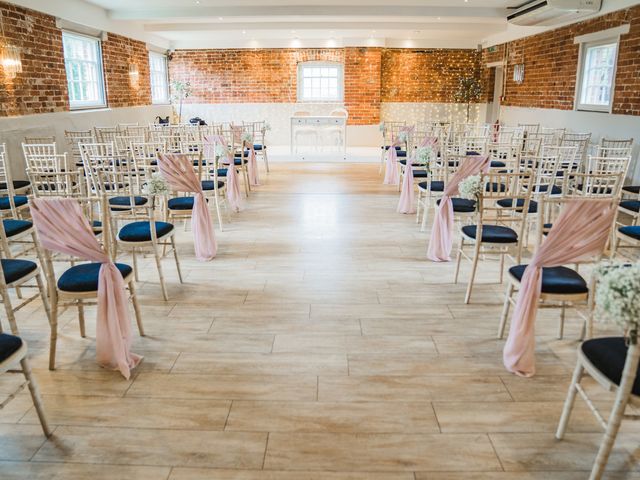 Toby and Jess's Wedding in Sopley, Hampshire 7