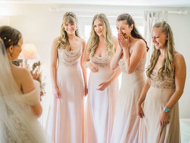 Toby and Jess's Wedding in Sopley, Hampshire 11