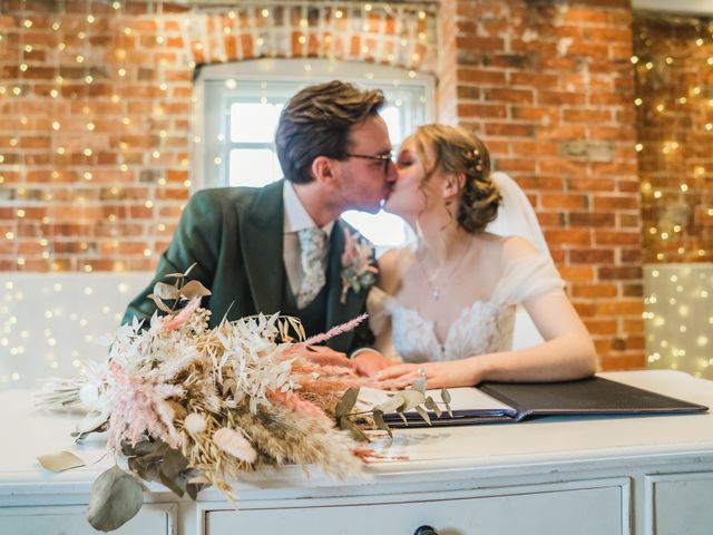 Toby and Jess's Wedding in Sopley, Hampshire 14
