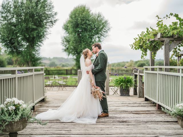 Toby and Jess's Wedding in Sopley, Hampshire 19