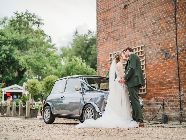 Toby and Jess's Wedding in Sopley, Hampshire 20