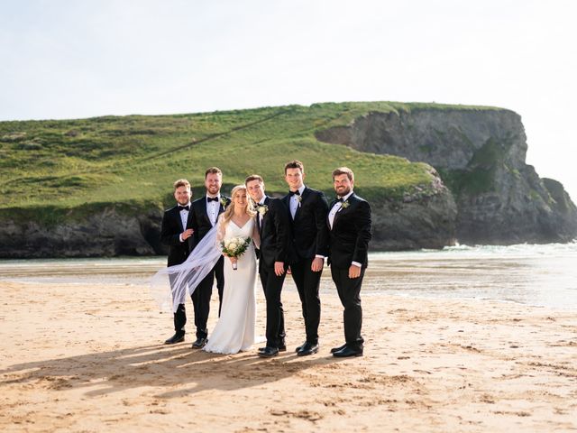 Brad and Kirra&apos;s Wedding in Padstow, Cornwall 63
