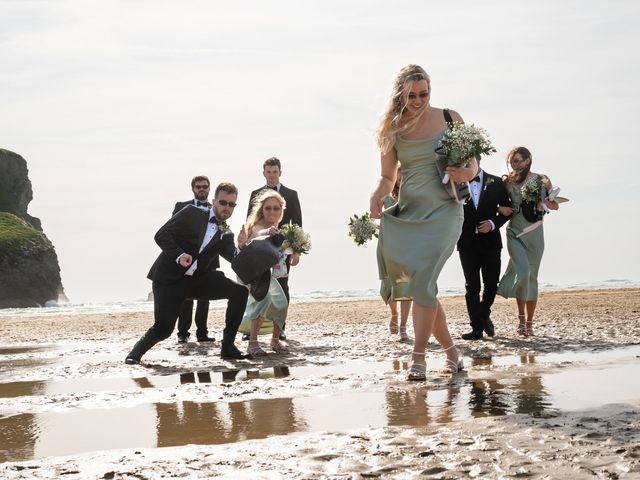 Brad and Kirra&apos;s Wedding in Padstow, Cornwall 71