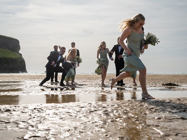 Brad and Kirra&apos;s Wedding in Padstow, Cornwall 72