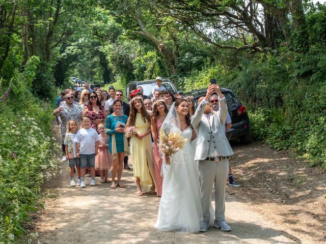 Dan and Carla's Wedding in Newquay, Cornwall 12