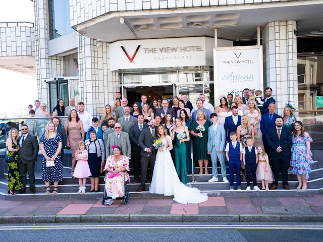 Chrissy and Kris's Wedding in Eastbourne, East Sussex 9