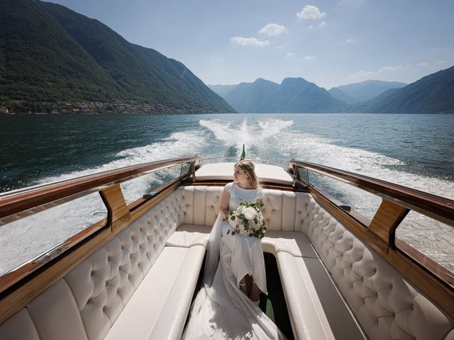 Ross and Alex's Wedding in Lake Como, Lake Como 33