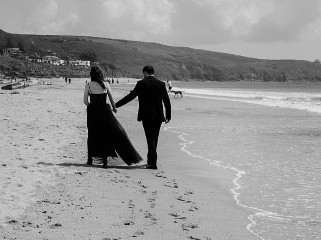 Dave and Rebecca&apos;s Wedding in Penzance, Cornwall 43