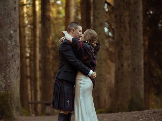 Malcolm and Gemma's Wedding in Aberfoyle, Perthshire 13