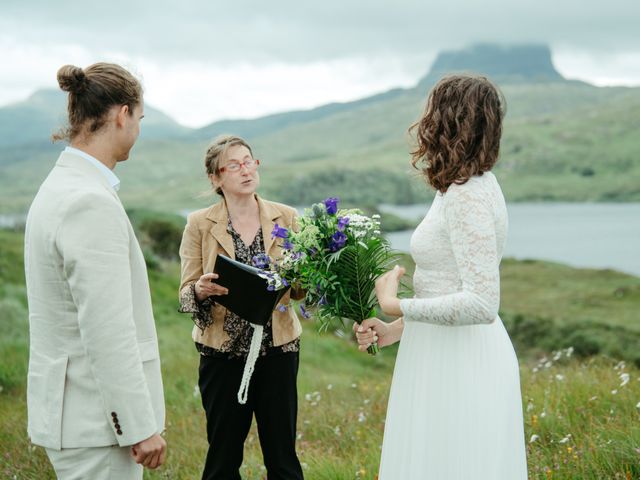 Lukas and Hanna's Wedding in Lochinver, Highlands 5