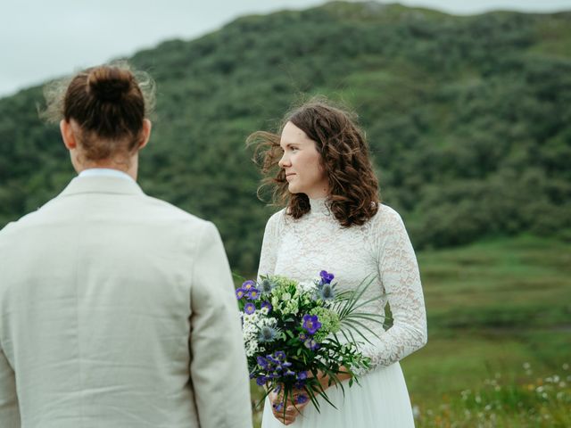 Lukas and Hanna's Wedding in Lochinver, Highlands 6