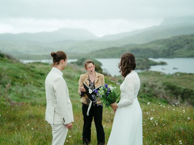 Lukas and Hanna's Wedding in Lochinver, Highlands 8