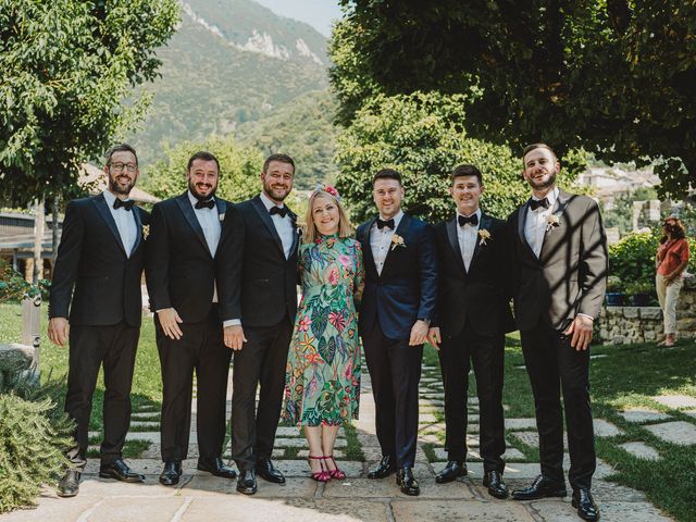 Lawrence and Claire's Wedding in Lake Como, Lake Como 35