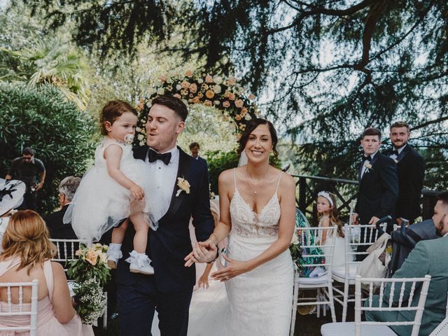 Lawrence and Claire's Wedding in Lake Como, Lake Como 48