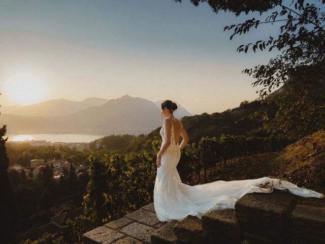 Lawrence and Claire's Wedding in Lake Como, Lake Como 78