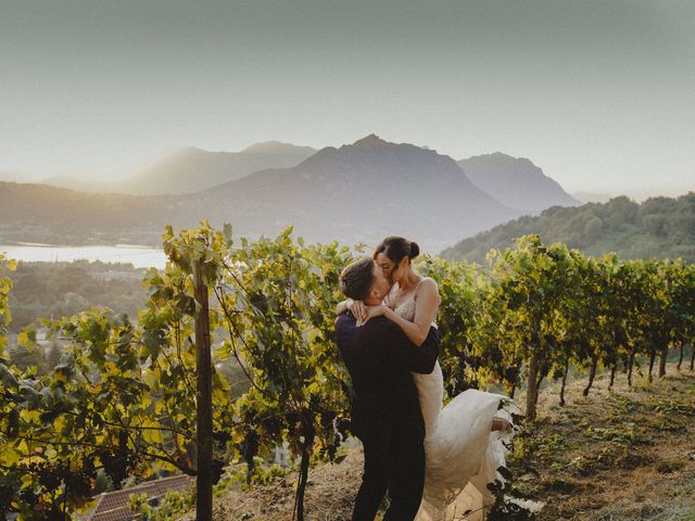 Lawrence and Claire's Wedding in Lake Como, Lake Como 82