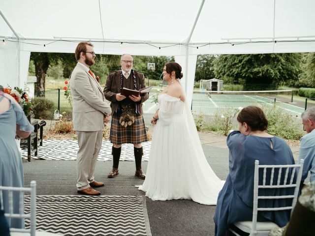 Kieran and Becki's Wedding in Culloden Inverness, Highlands 9