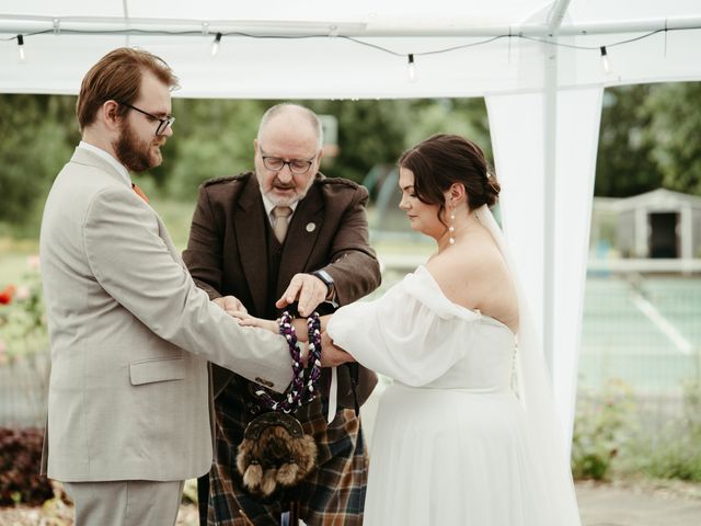 Kieran and Becki's Wedding in Culloden Inverness, Highlands 13