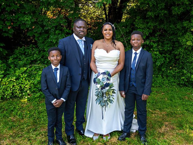 Abeeku and Sherene's Wedding in Usk, Monmouthshire 158