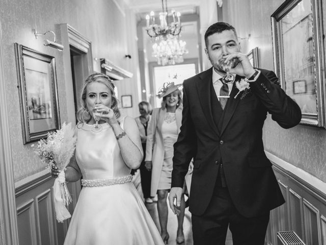 Harry and Kizzie&apos;s Wedding in Limpley Stoke, Somerset 103