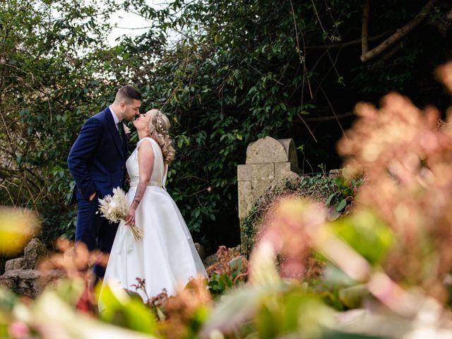 Harry and Kizzie&apos;s Wedding in Limpley Stoke, Somerset 124