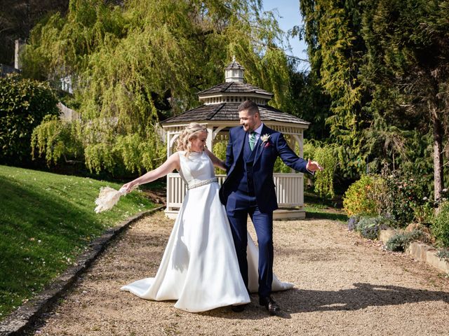 Harry and Kizzie&apos;s Wedding in Limpley Stoke, Somerset 127