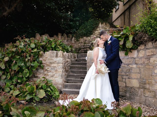 Harry and Kizzie&apos;s Wedding in Limpley Stoke, Somerset 132