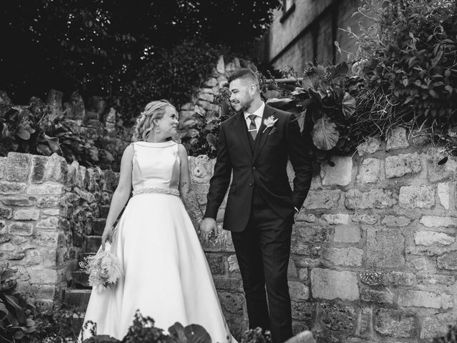 Harry and Kizzie&apos;s Wedding in Limpley Stoke, Somerset 134