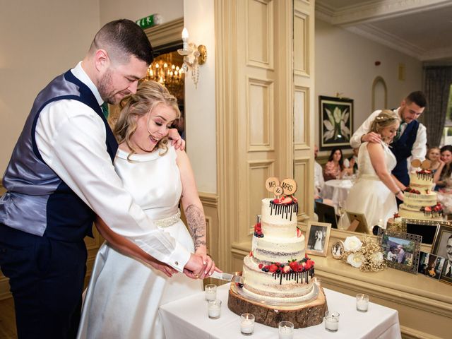 Harry and Kizzie&apos;s Wedding in Limpley Stoke, Somerset 173