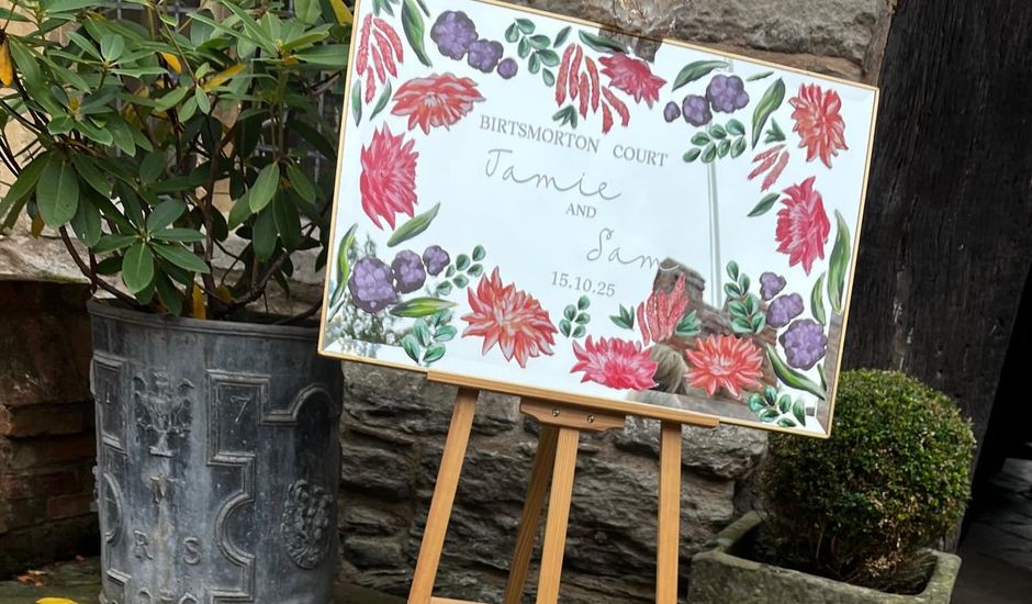 Sam and Jamie's Wedding in Birtsmorton, Worcestershire