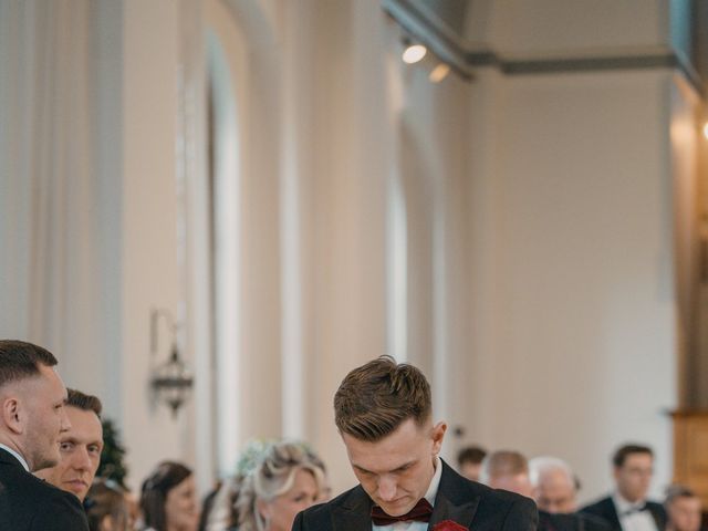 Charlie and Natasha's Wedding in Hodnet, Shropshire 20