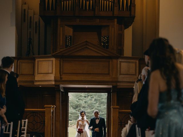 Charlie and Natasha's Wedding in Hodnet, Shropshire 21
