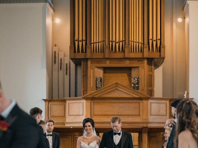 Charlie and Natasha's Wedding in Hodnet, Shropshire 22