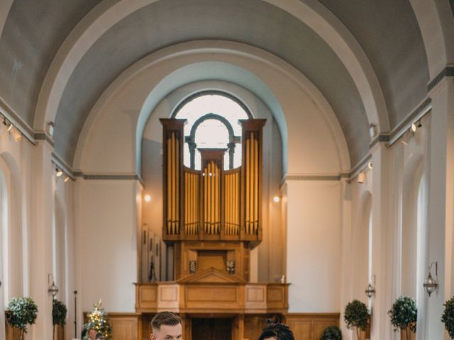 Charlie and Natasha's Wedding in Hodnet, Shropshire 26