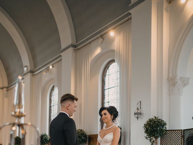 Charlie and Natasha's Wedding in Hodnet, Shropshire 27