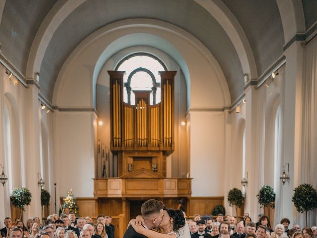 Charlie and Natasha's Wedding in Hodnet, Shropshire 31