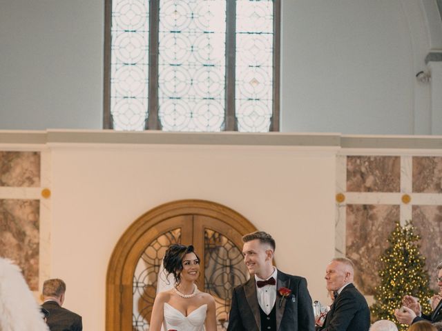 Charlie and Natasha's Wedding in Hodnet, Shropshire 32